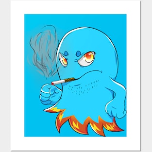 Smokey Ghost Posters and Art